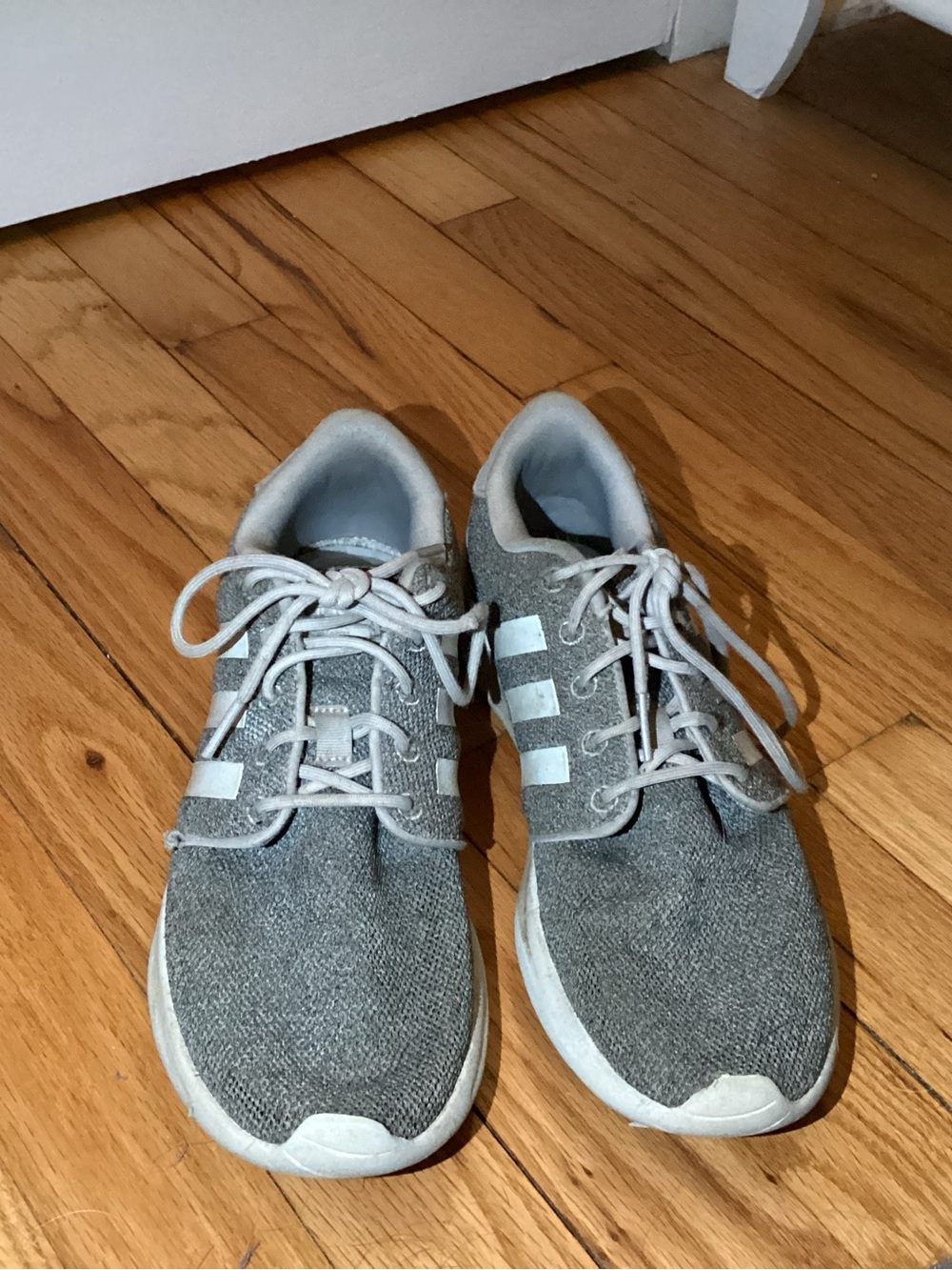 adidas Women's Grey Knit Sneakers